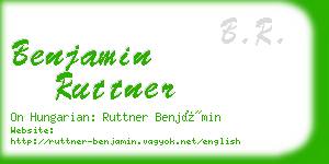 benjamin ruttner business card